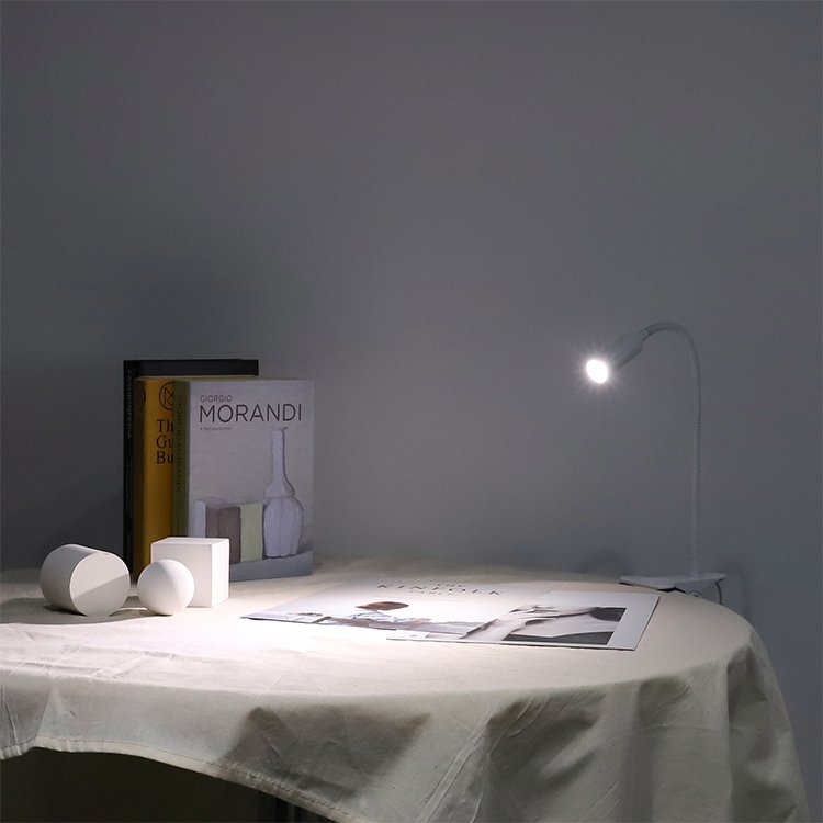Erp Rohs Book Reading Desk Spot Light Adjustable Modern Portable Home Dormitory Bedroom Lamp Led Lighting Table Lamp With Clip