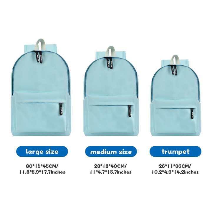 Custom Sublimation Full Color Print Anime Backpack Cute School Bags For Girls Boys