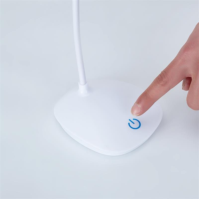 Factory hot selling OEM high-quality touch control USB charging mini portable desktop LED table lamp for learning work