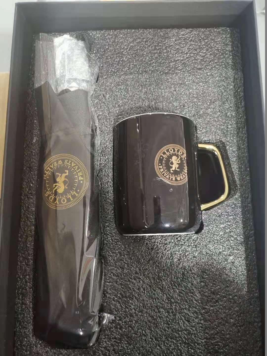 Umbrella Gift Set 3 folding umbrellas manufacturers Sun Shade Umbrella With Logo pen gift box note book giveaways wholesale