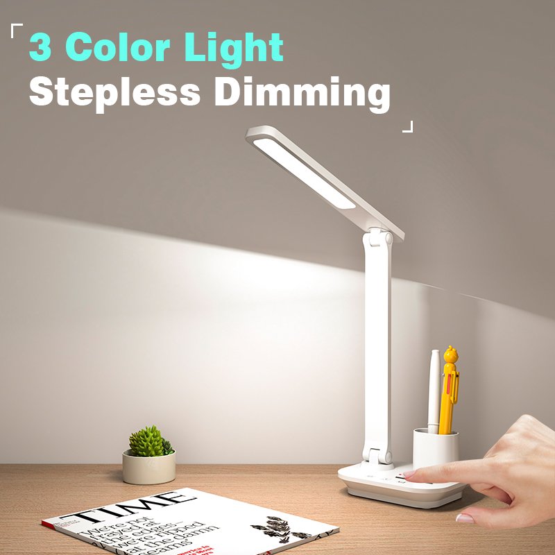 Wholesale Table Lamp Book Foldable Wireless Lampe De Led Cordless Rechargeable Bedside Study Reading Light Desk Lamp