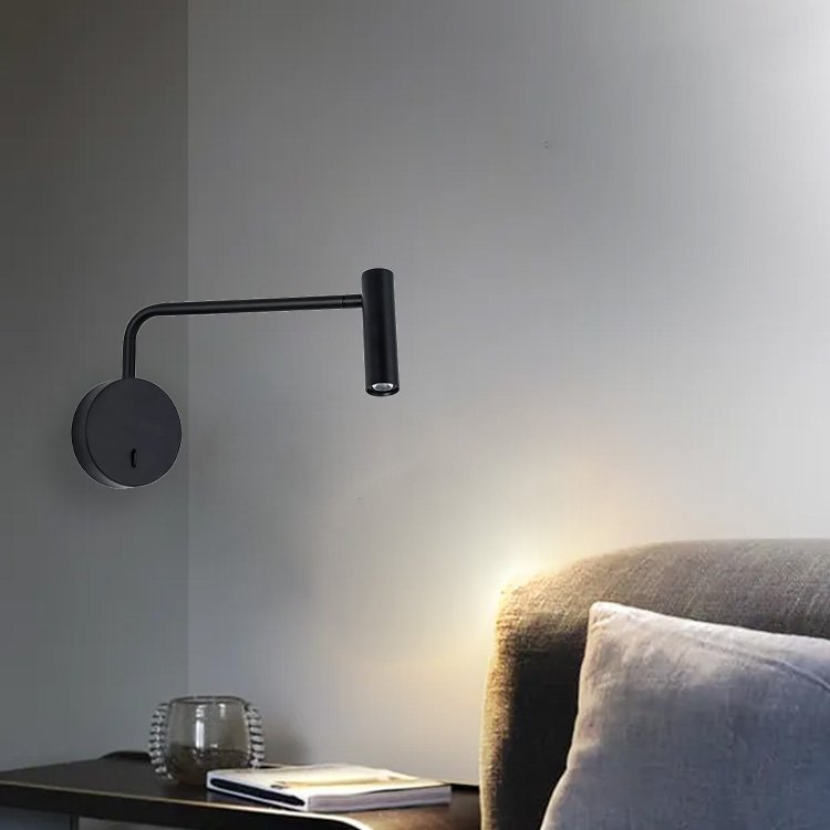 Led Reading Book Lamp Indoor Bedroom Bedside Headboard Wall Lamp Adjustable Study Room Wall Lamp