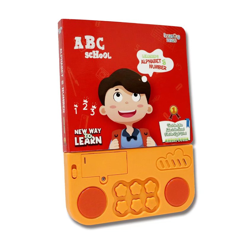QS Shantou Popular Preschool Educational Book Toys Colorful Kids Early Learning Electric Books Machine Toys With Music Light