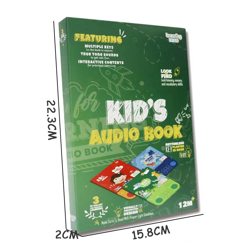 QS Shantou Popular Preschool Educational Book Toys Colorful Kids Early Learning Electric Books Machine Toys With Music Light