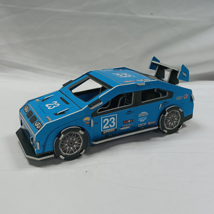 3D Puzzle Light Die-cut EVA Sheet Craft Car Mold Printing Customize Design Children Craft Sheets 3d puzzle Printing