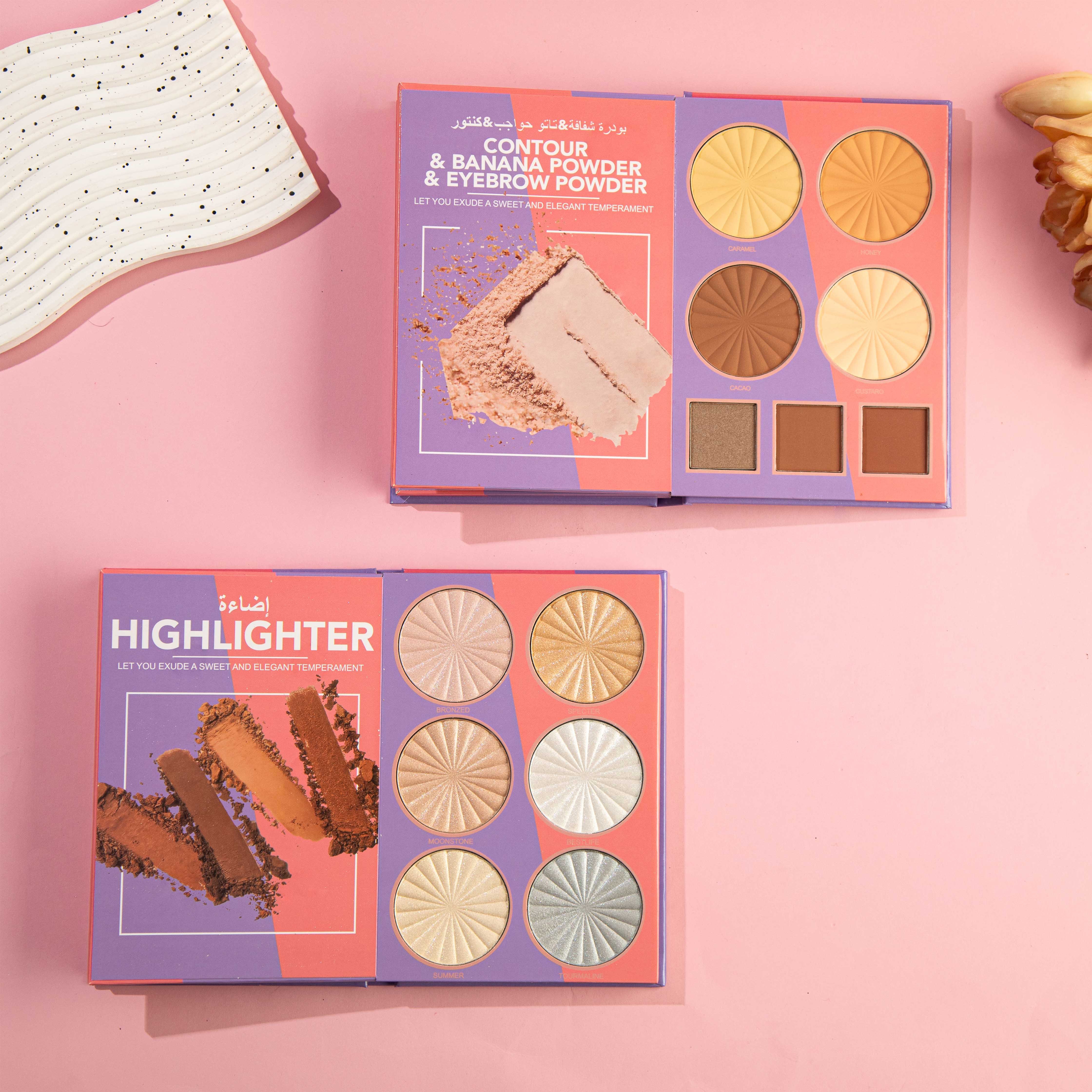 New 2024 Pressed Glitter Eyeshadow Book High Pigment Long Lasting Waterproof Vegan Customizable Eyeshadow Palette