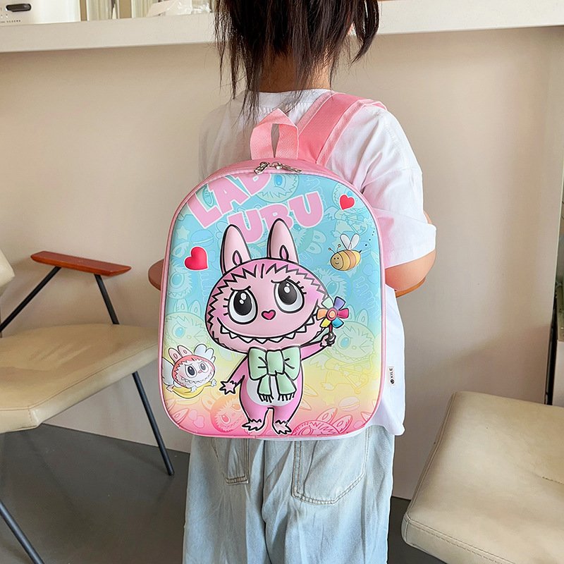 Students 3D hard shell schoolbag new boys and girls cute book bag ultra light cartoon backpack wholesale