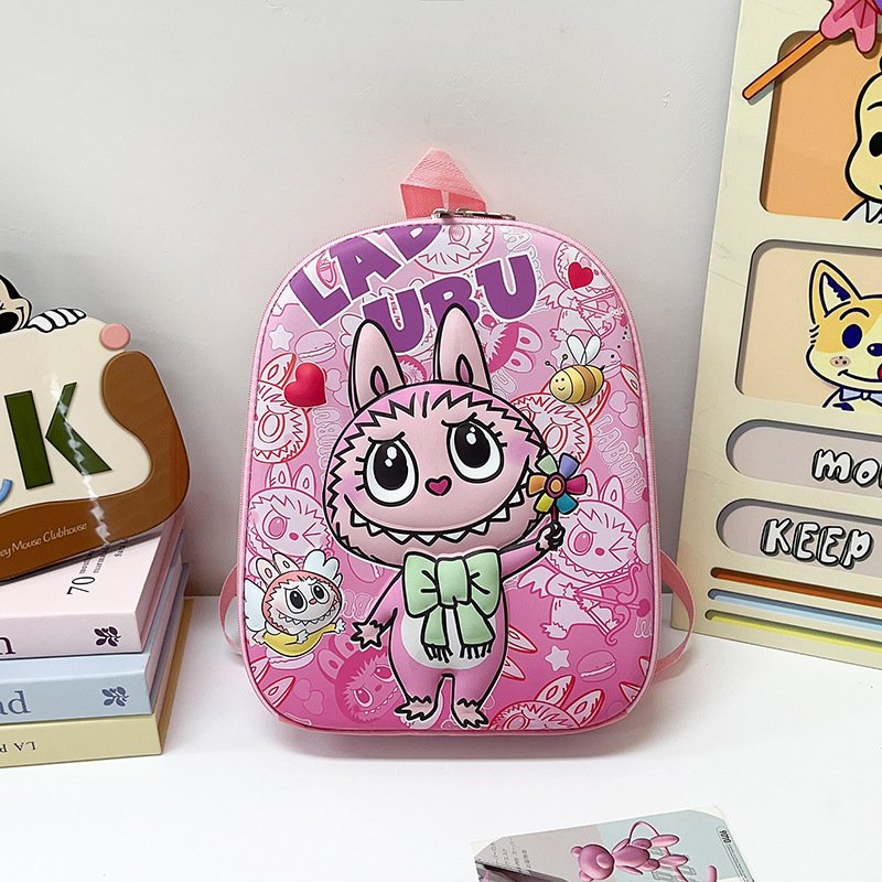Students 3D hard shell schoolbag new boys and girls cute book bag ultra light cartoon backpack wholesale