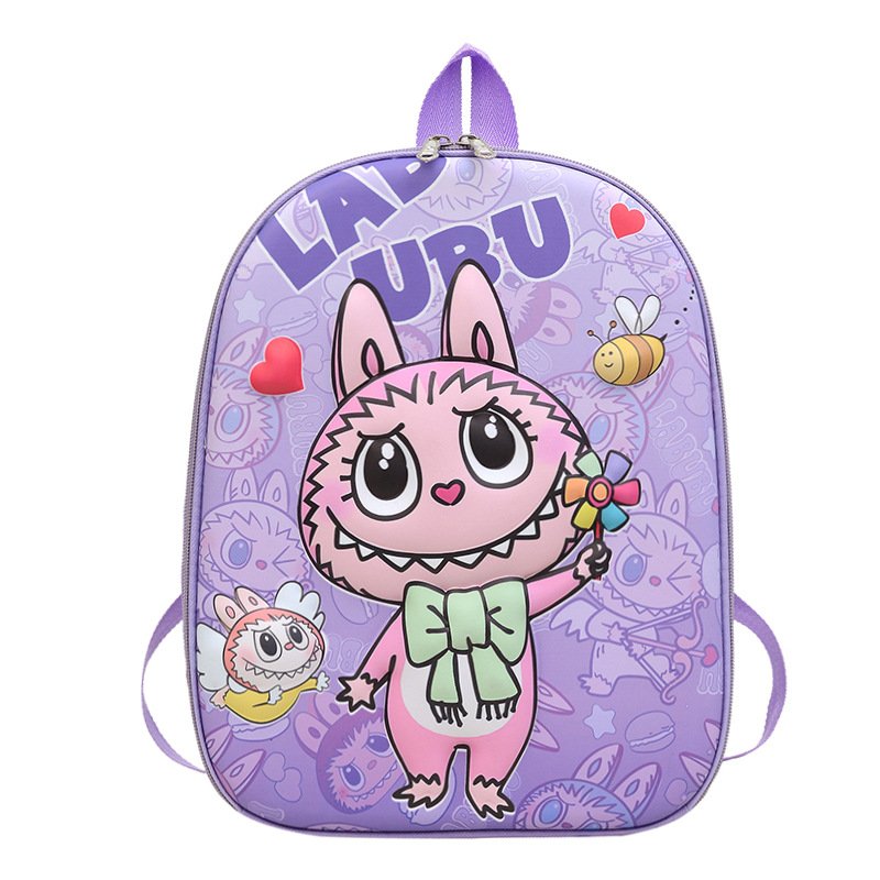 Students 3D hard shell schoolbag new boys and girls cute book bag ultra light cartoon backpack wholesale