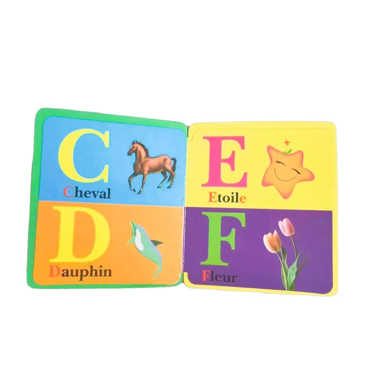 Jinming French Alphabet Numbers Learning Book Baby Early Education Book Light and Soft EVA Book