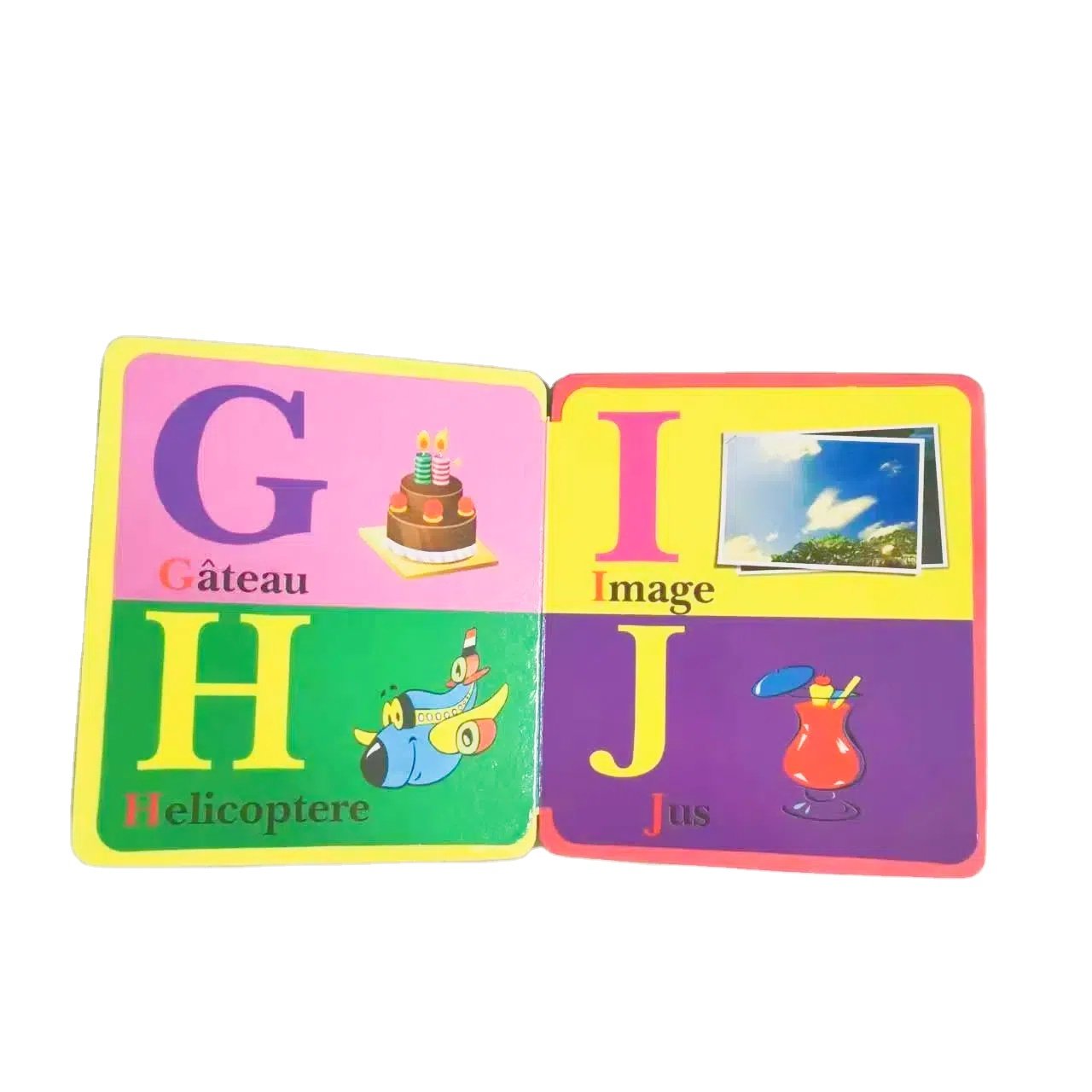 Jinming French Alphabet Numbers Learning Book Baby Early Education Book Light and Soft EVA Book