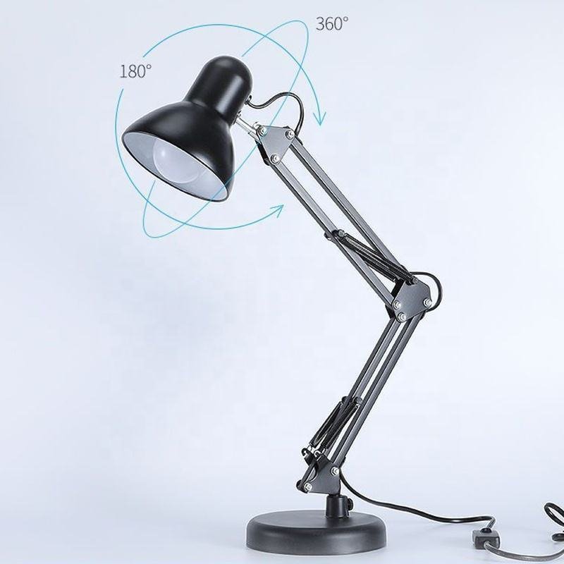 Modern minimalist best-selling LED book light with adjustable gooseneck suitable for studying in student offices and bedrooms