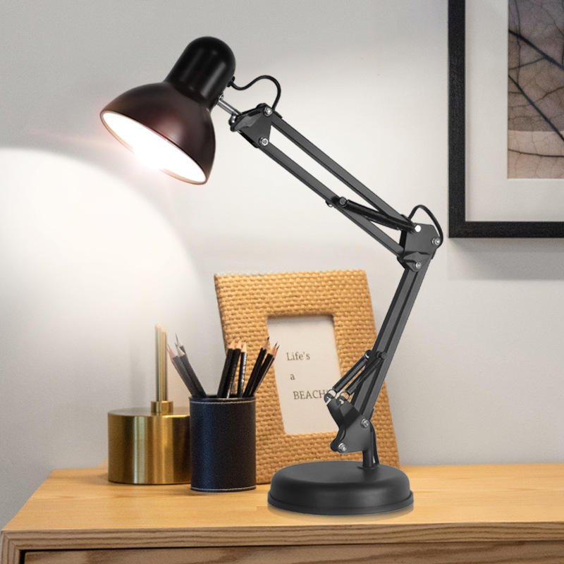Modern minimalist best-selling LED book light with adjustable gooseneck suitable for studying in student offices and bedrooms