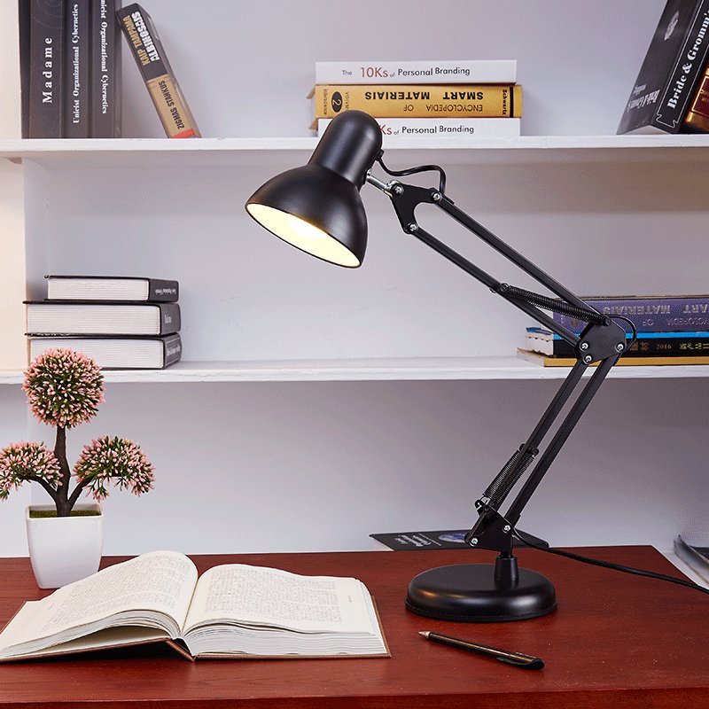 Modern minimalist best-selling LED book light with adjustable gooseneck suitable for studying in student offices and bedrooms
