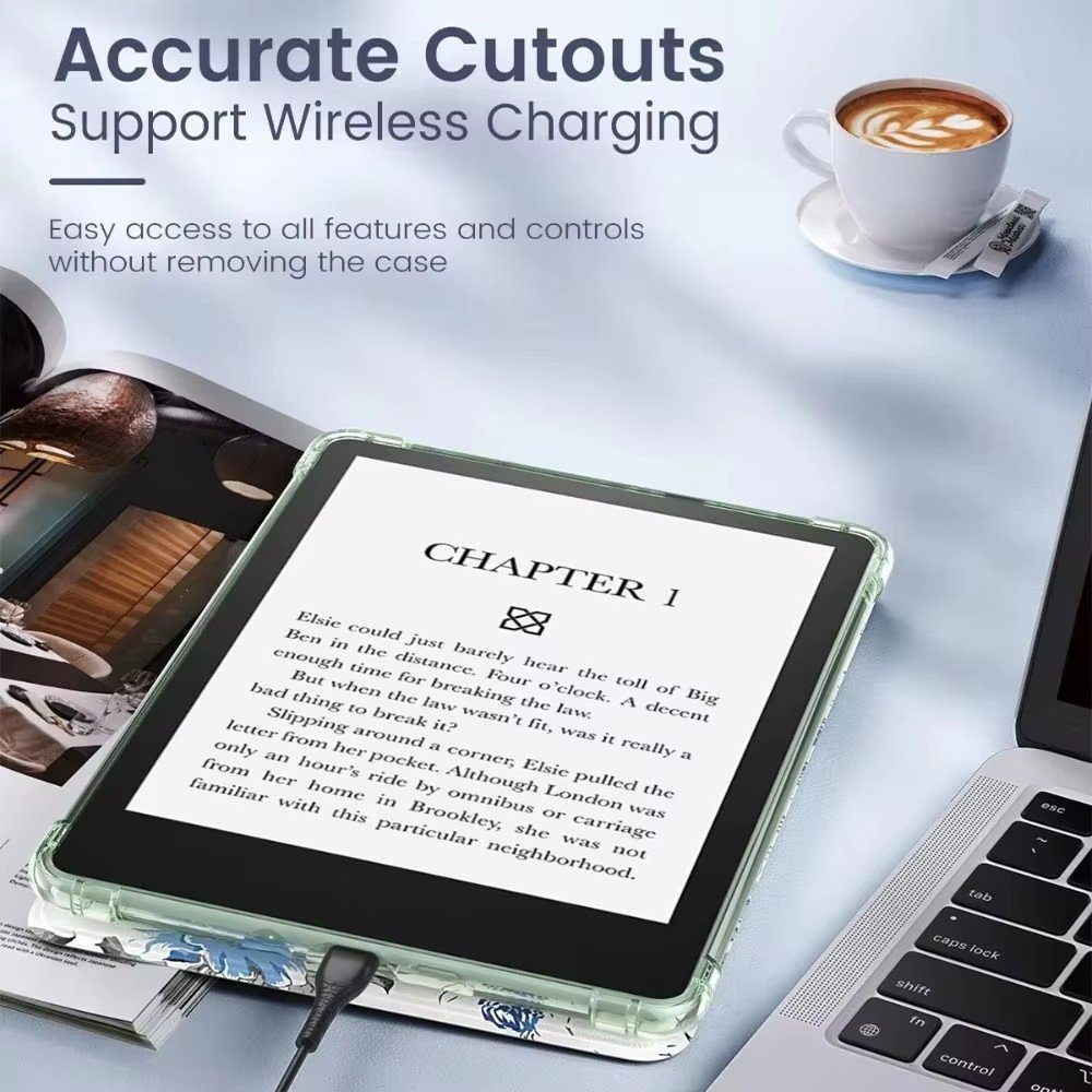 Transparent Back Case For Kindle 11th Generation 2022 Release Protective Smart E-book Cover for Kindle 6inch Case C2V2L3