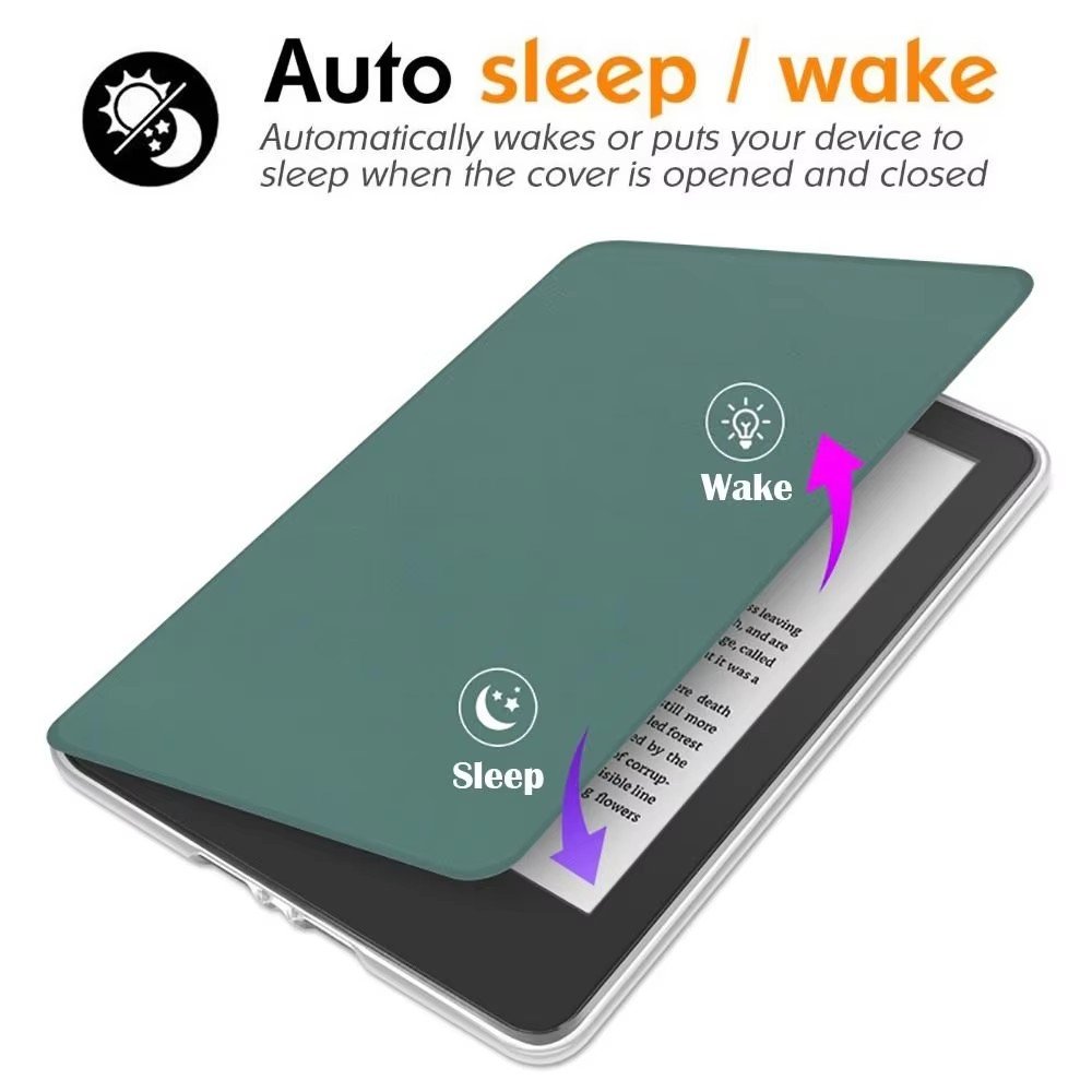Transparent Back Case For Kindle 11th Generation 2022 Release Protective Smart E-book Cover for Kindle 6inch Case C2V2L3