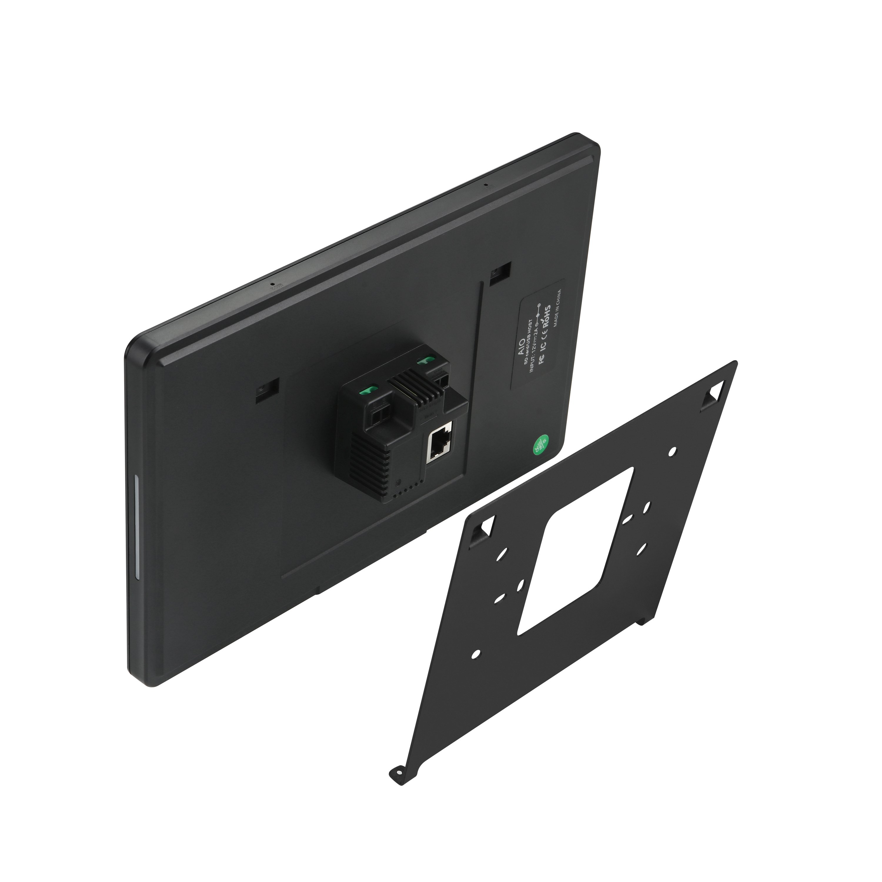 Wall Mount 10.1inch Smart home Automation control panel Android tablets with POE 86 box led bar meeting tablet pc
