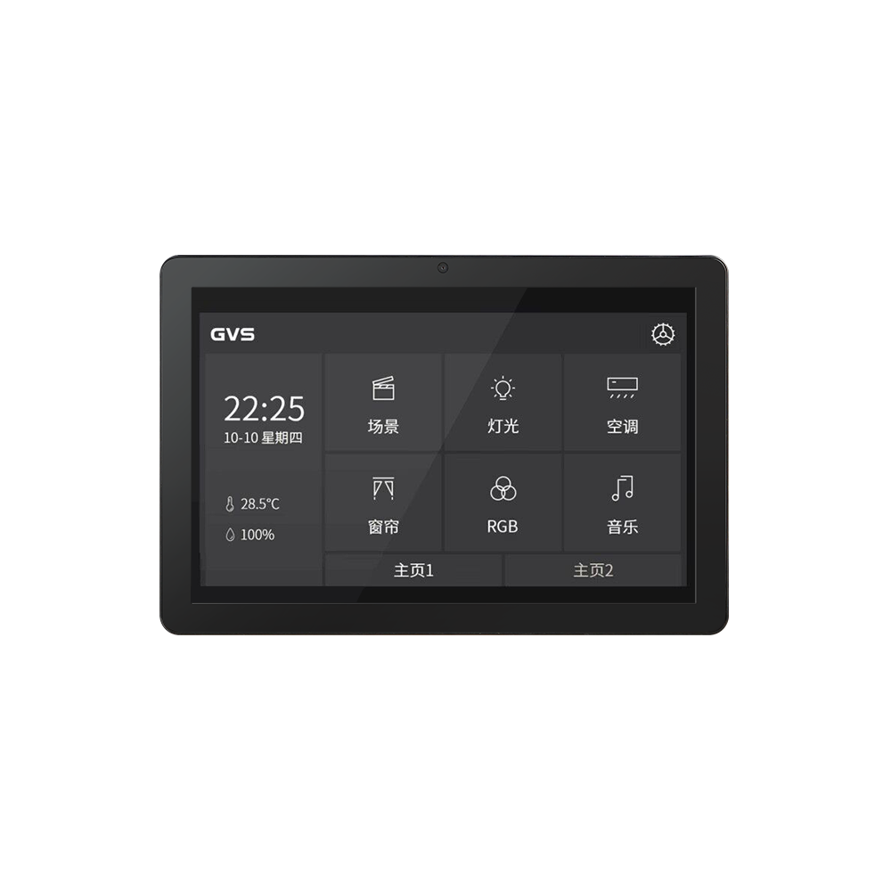 Wall Mount 10.1inch Smart home Automation control panel Android tablets with POE 86 box led bar meeting tablet pc