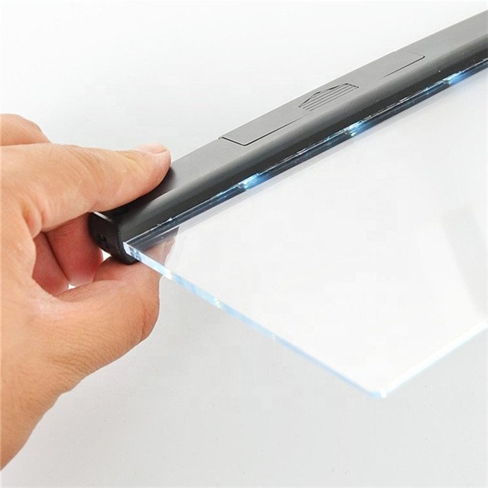 AAA Battery powered Book reading light Panel Portable night vision reading lamp