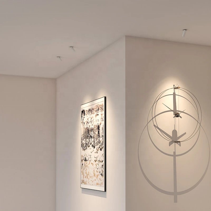 Home Decoration Retractable Trimless Led Spot Light Recessed Cob Downlight Ceiling Adjustable Lighting