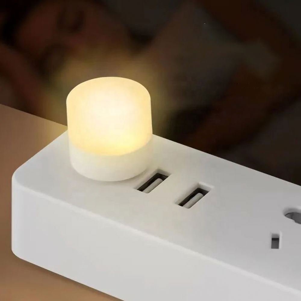 Portable USB Plug-in LED White Warm Mini Book Light Small bedroom reading home Lighting Night Light