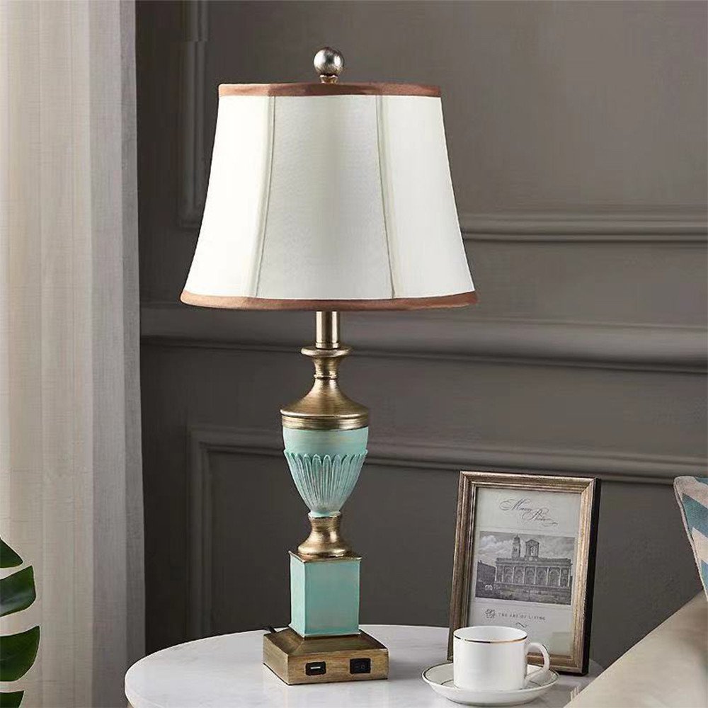 American Retro LED Table Lamp European Luxury Night lamps home decor Living Room Hotel Bedroom bedside lamp Desk Light