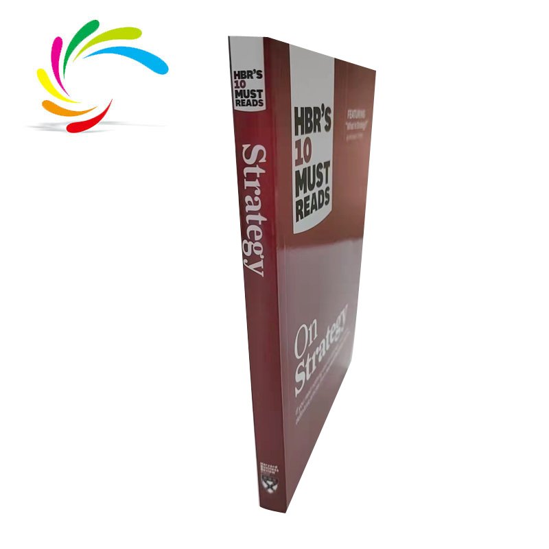 Light modern Softcover A5 manufacturer cheap stock book On Strategy business management English print books for adults