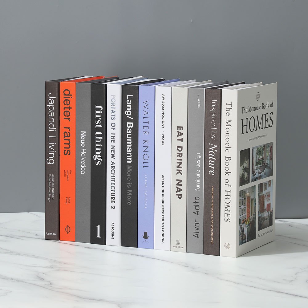 Fashion Magazine Fake Books for Decoration Storage Box Luxury Decorative Home Decoration Simulation Books Ornaments