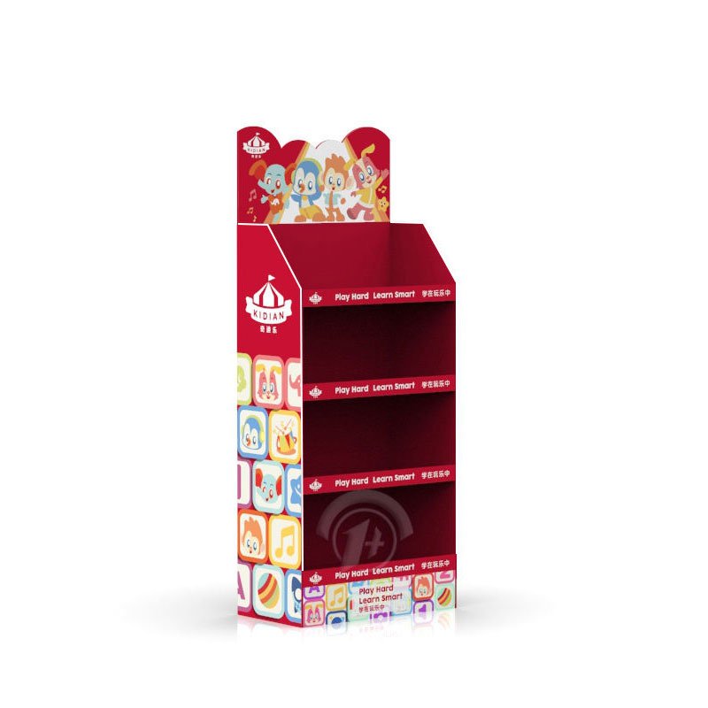 Custom Easy to Assemble Countertop Plastic PVC Floor Display Stand for Desk or Ground