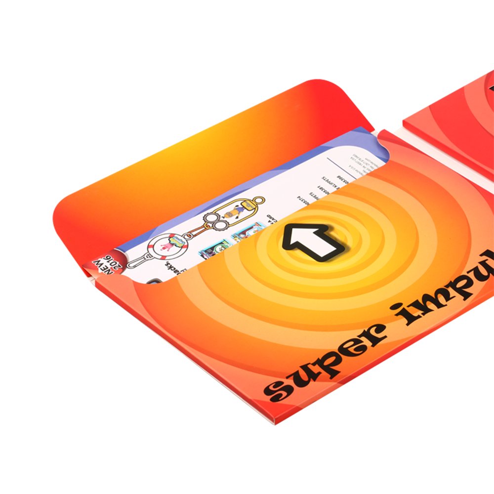 Custom LCD Digital Video Book 4.3 inch HD LCD Screen Video Mailer Player Business Card Wedding Greeting Card Video Brochure