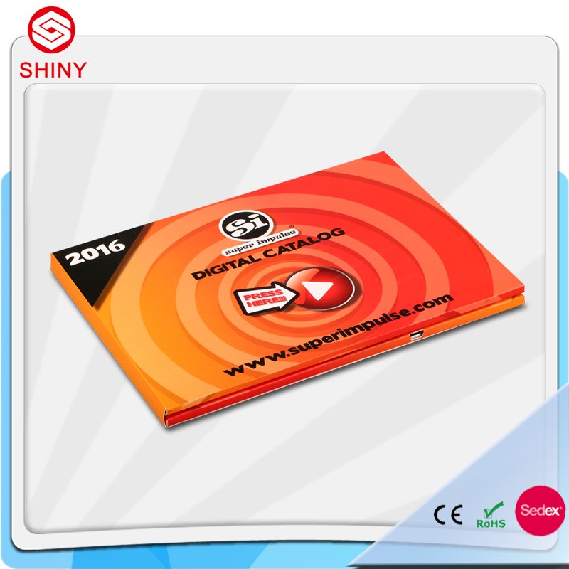 Custom LCD Digital Video Book 4.3 inch HD LCD Screen Video Mailer Player Business Card Wedding Greeting Card Video Brochure