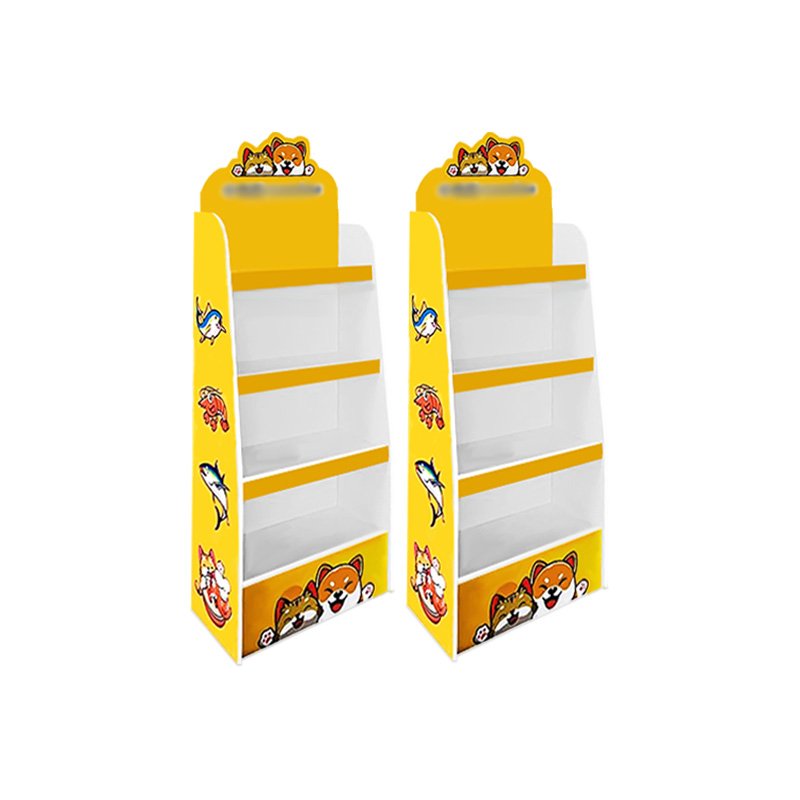 Customized PVC Display Stand Milk Table Top Display Rack