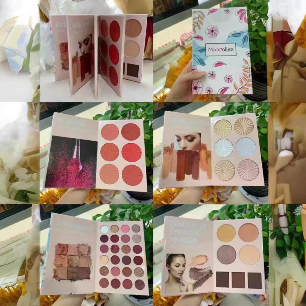 Mocoalure43 color eye shadow plate pearlescent matte book BOOK color makeup plate stage makeup