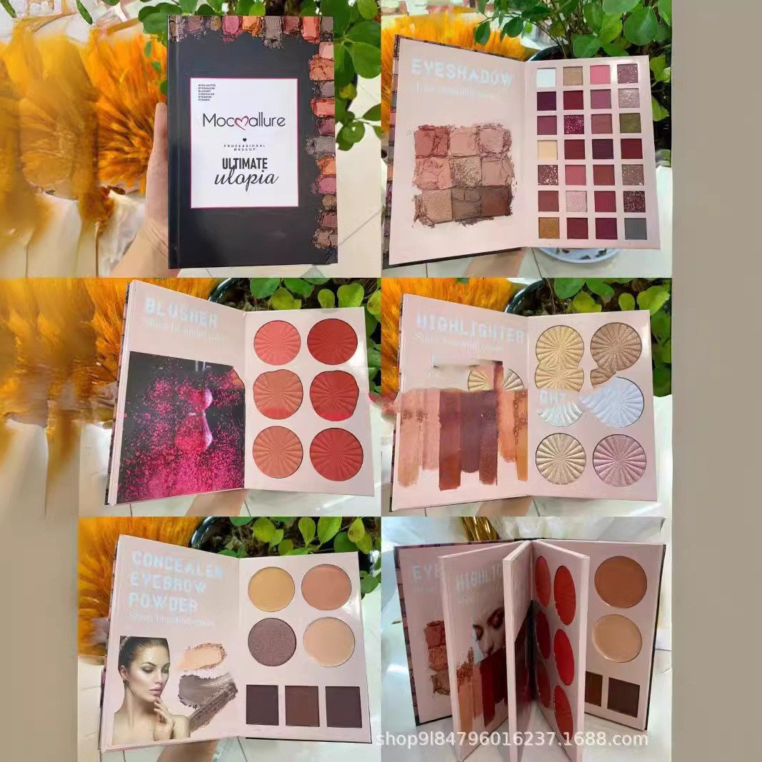 Mocoalure43 color eye shadow plate pearlescent matte book BOOK color makeup plate stage makeup