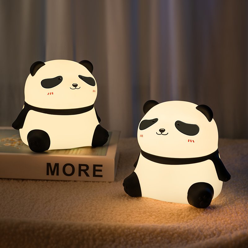 Newish Creative ABS Animal Modern Lamparas Bedroom Bedside Table Desk Lamp Room Decor Baby Panda Kids Led Night Light