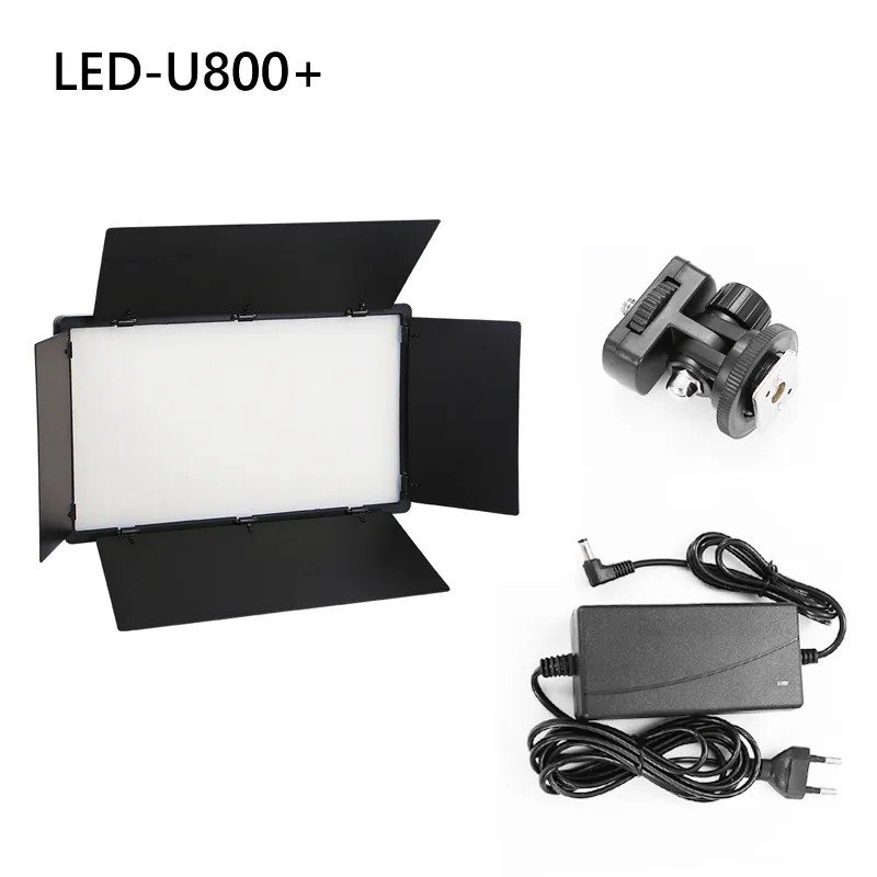 Fill Light Panel Video Recording Kit Rechargeable Studio Light Photo Studio for Camera Dimmable with Tripod