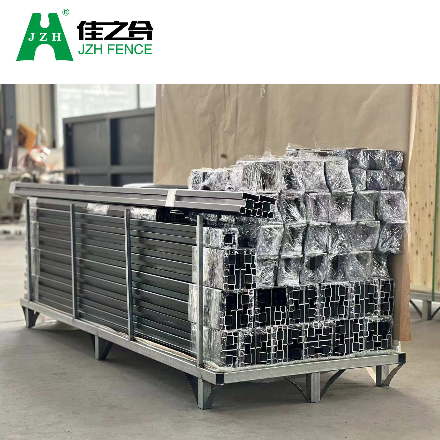 WPC Fence Garden Fence Aluminum 4 Foot Tall Fence Metal Extrusion Aluminum Customized Size Post Rust Free Grooved 3.5 Inch