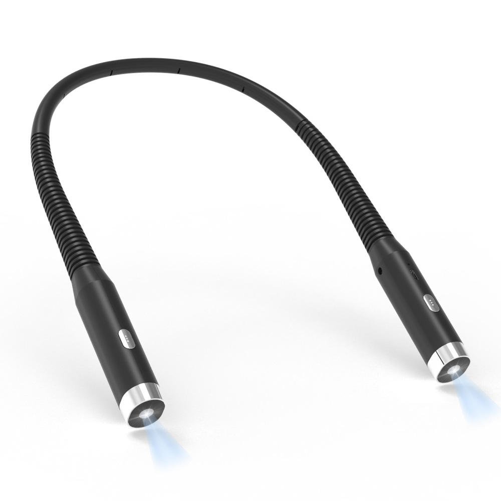 Hot Selling Led Portable Flexible Neck Hanging Charging Book Light Eye Protection Neck Reading Light