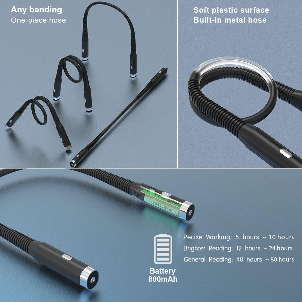 Hot Selling Led Portable Flexible Neck Hanging Charging Book Light Eye Protection Neck Reading Light