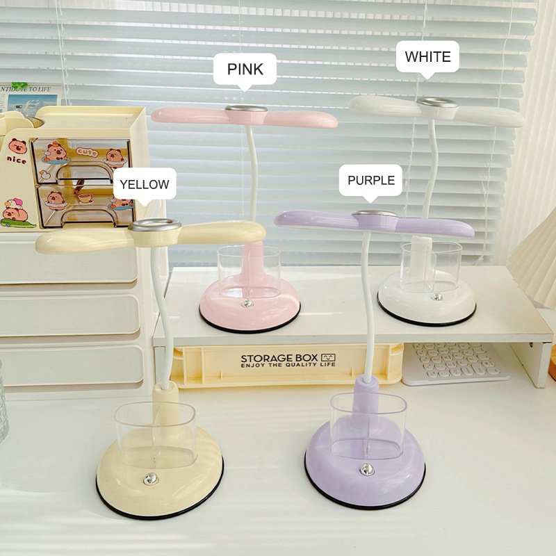 2024 New Simple Book Light Desk Lamp Light Bedside Lamp Bowknot Table LED Desk Lamp With Pen Holder
