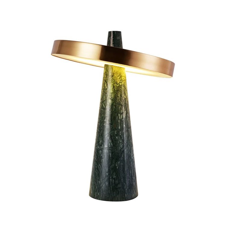 Modern Designer brass Table Lamp Art Desk Marble Table Lamp