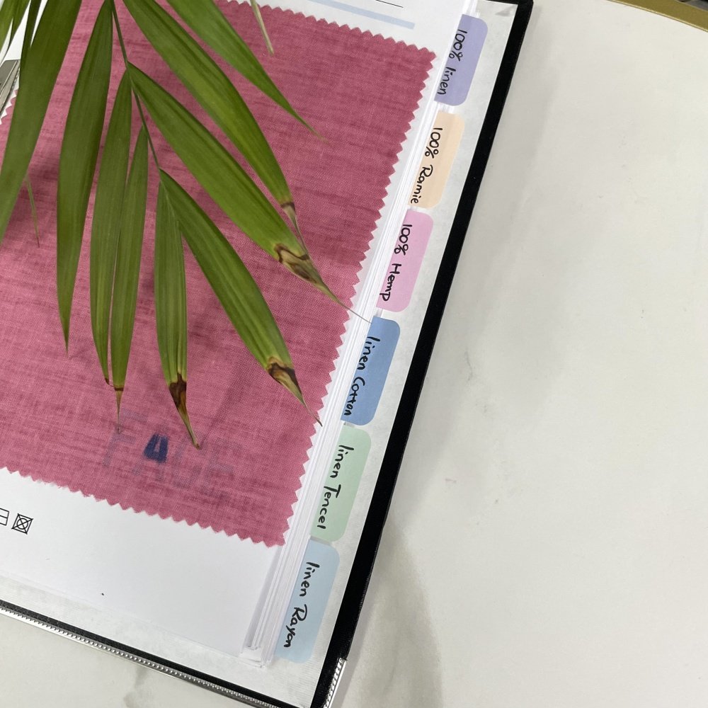 2025 fabric collection fabric collections book linen collection linen book 100% Linen Stripes