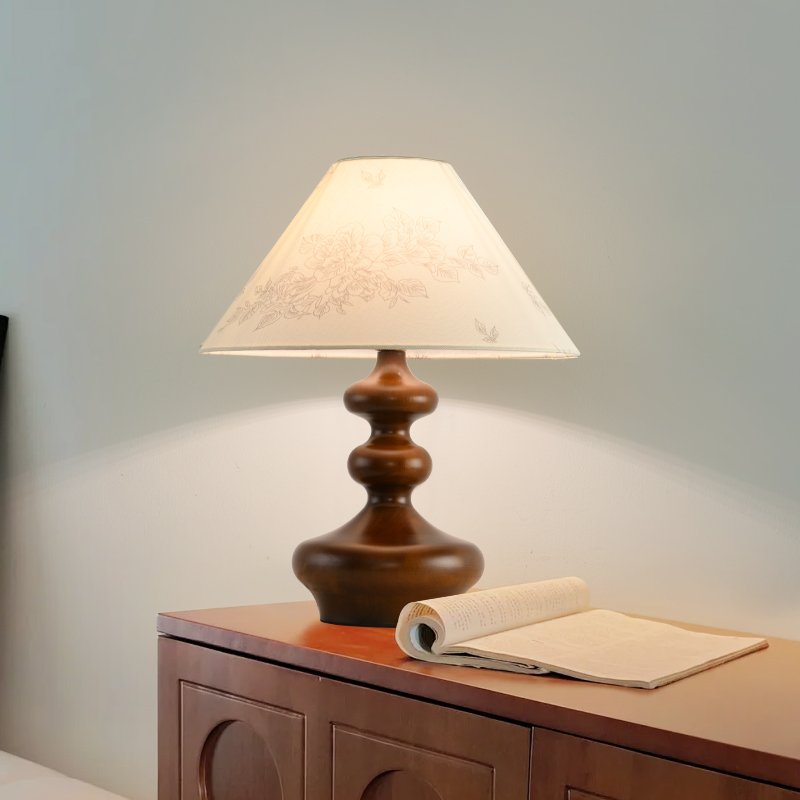 Modern Retro Creativity Wood Table Lamp Night lamps home decor luxury Living Room Bedroom LED Bedside Desk Light