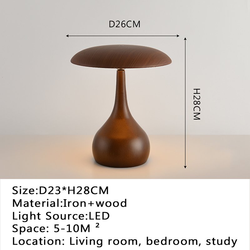 Modern Retro Creativity Wood Table Lamp Night lamps home decor luxury Living Room Bedroom LED Bedside Desk Light