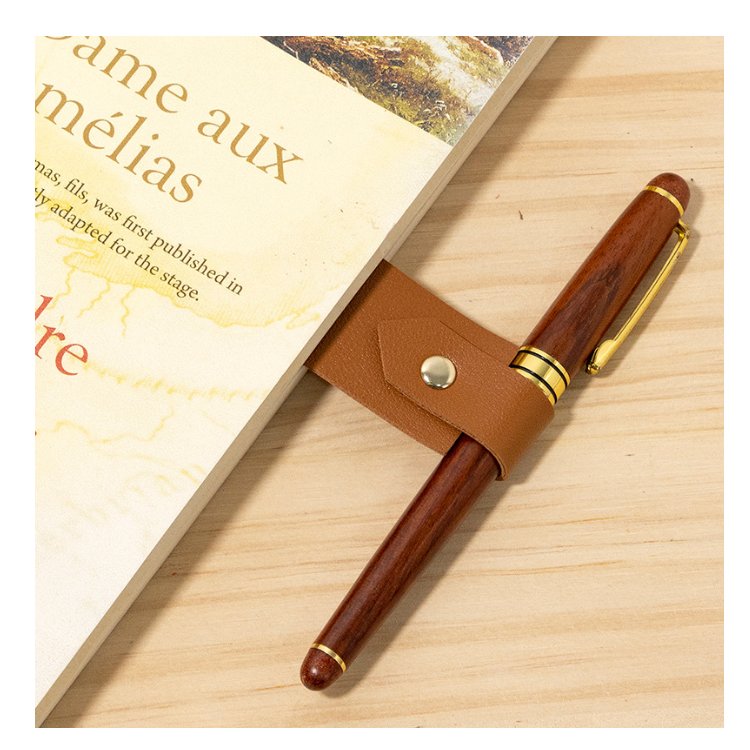 YY leather bookmark, pu leather book folder, multi-function pen holder pu leather book holder note