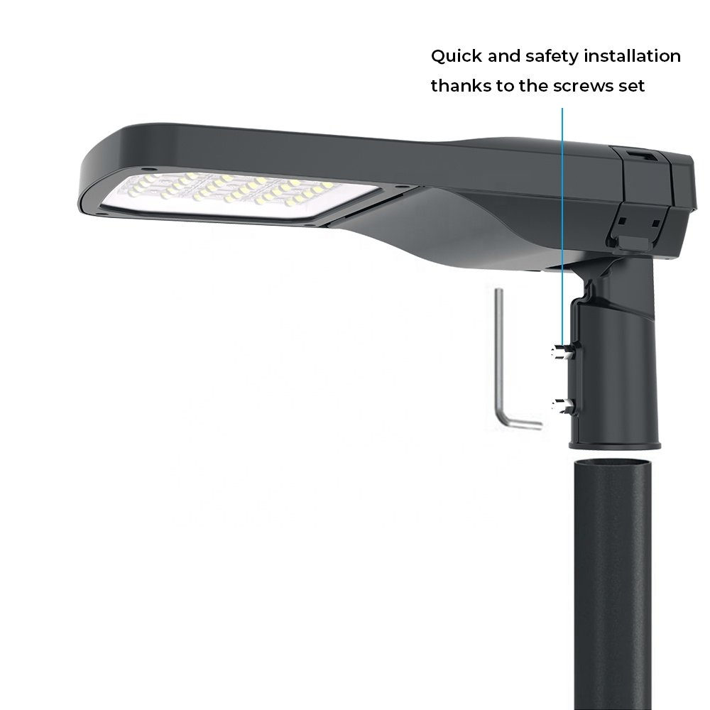 Hot selling die casting aluminium LED street light housing IK08 tool less lamp post led enec led street light 30w