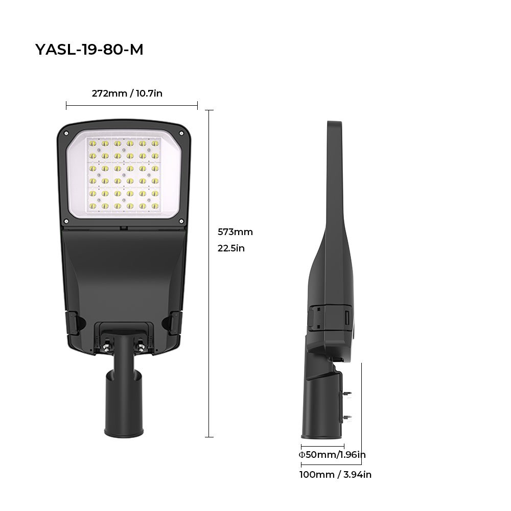 Hot selling die casting aluminium LED street light housing IK08 tool less lamp post led enec led street light 30w