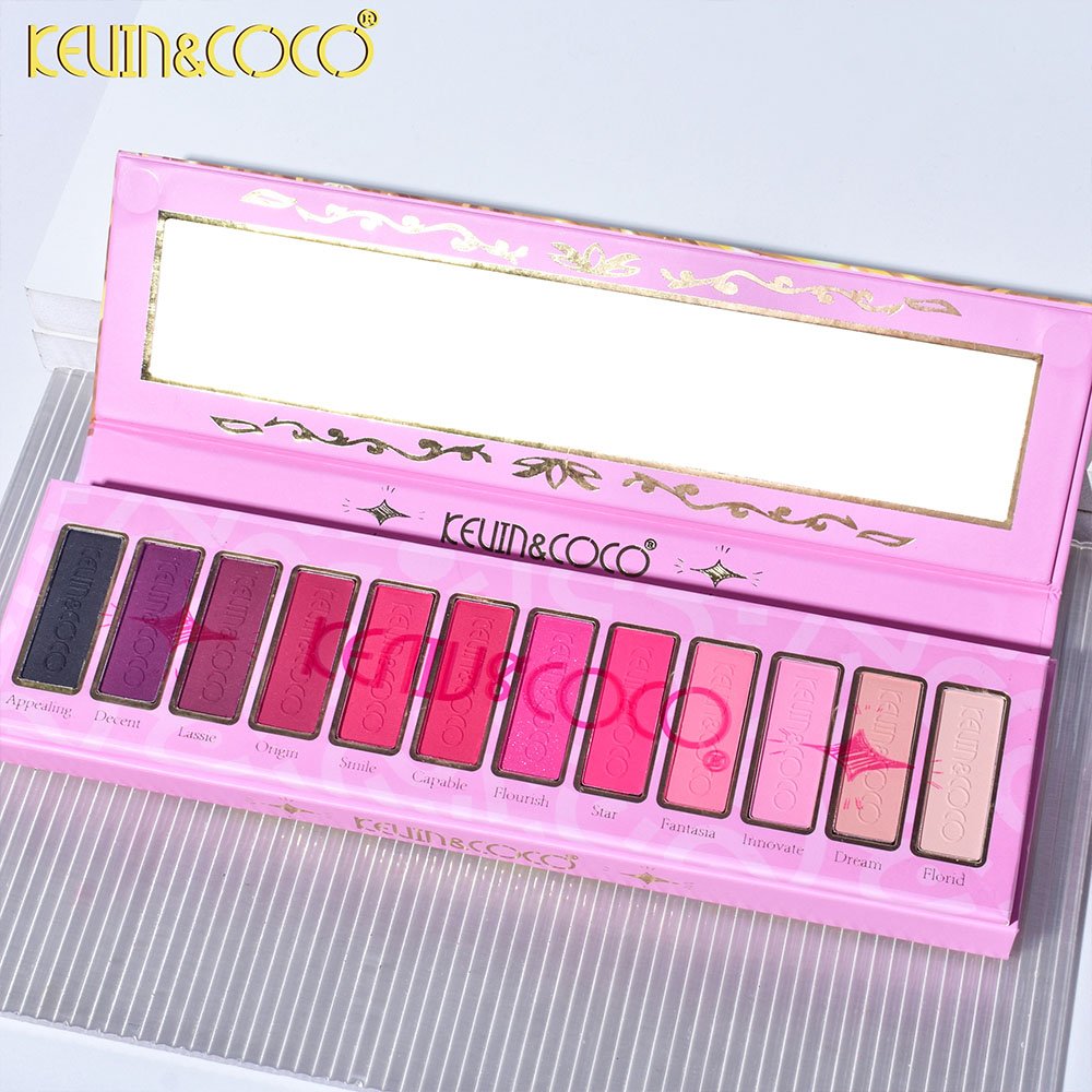 36 Color Fashion Girl Matte Eyeshadow Palette Book Glitter Blush Eye Shadow Professional Makeup for Festival Eyes Face