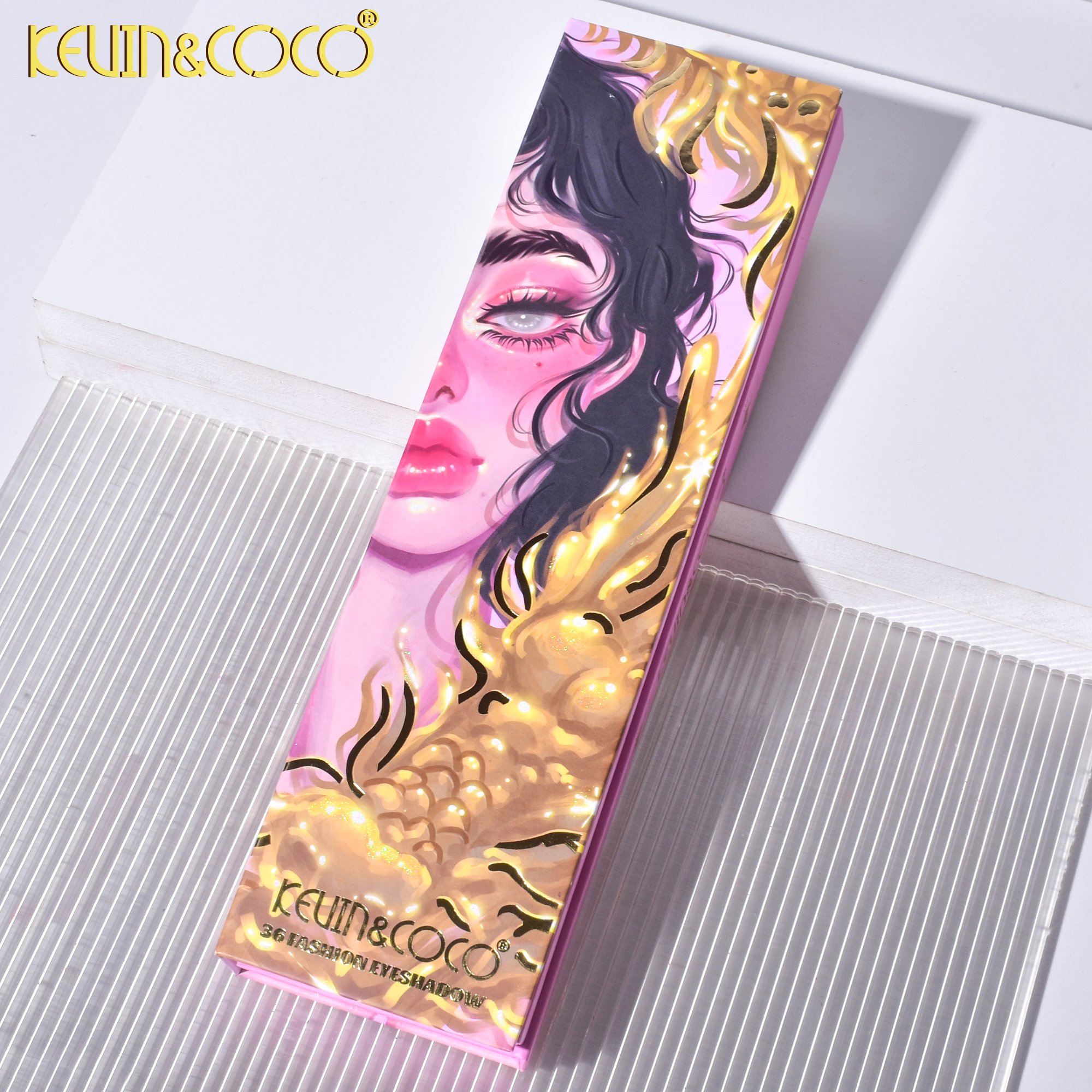 36 Color Fashion Girl Matte Eyeshadow Palette Book Glitter Blush Eye Shadow Professional Makeup for Festival Eyes Face