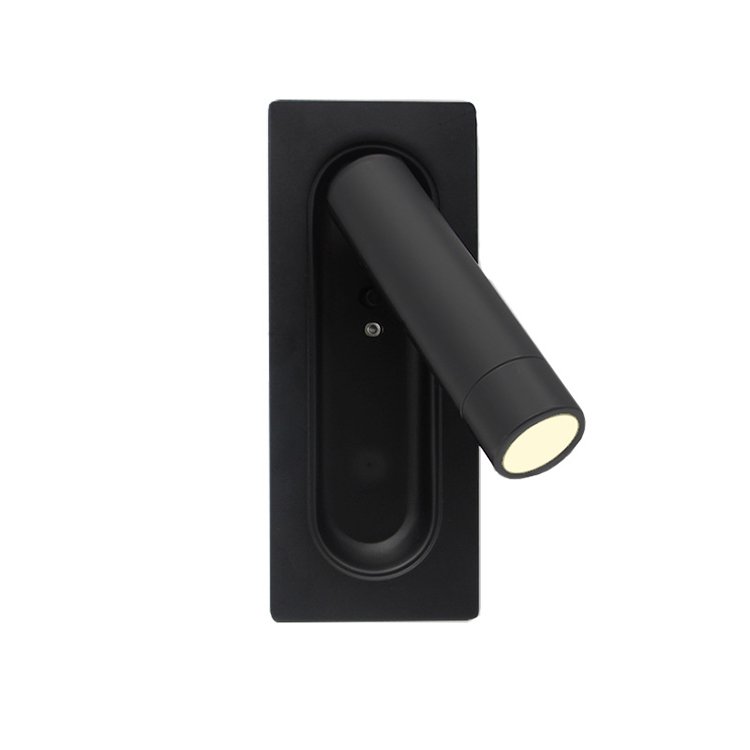 Hotel bedroom minimalist automatic switch embedded bedside wall lamp